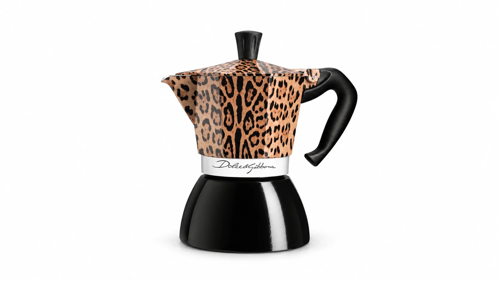 Кофеварка Bialetti × Dolce&Gabbana в «леопарде»